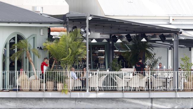 Mr Percival's at Howard Smith Wharves has been the target of both an arson attempt and a shooting. Picture: AAP Image/Josh Woning