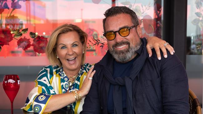 Bruce and Chyka Keebaugh. Picture: Fiona Hamilton/Tennis Australia