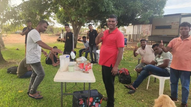 A second group of asylum seekers has turned up at a remote outstation north of the Aboriginal community of Beagle Bay where a group of about 30 men was taken into custody by border force authorities on Friday.