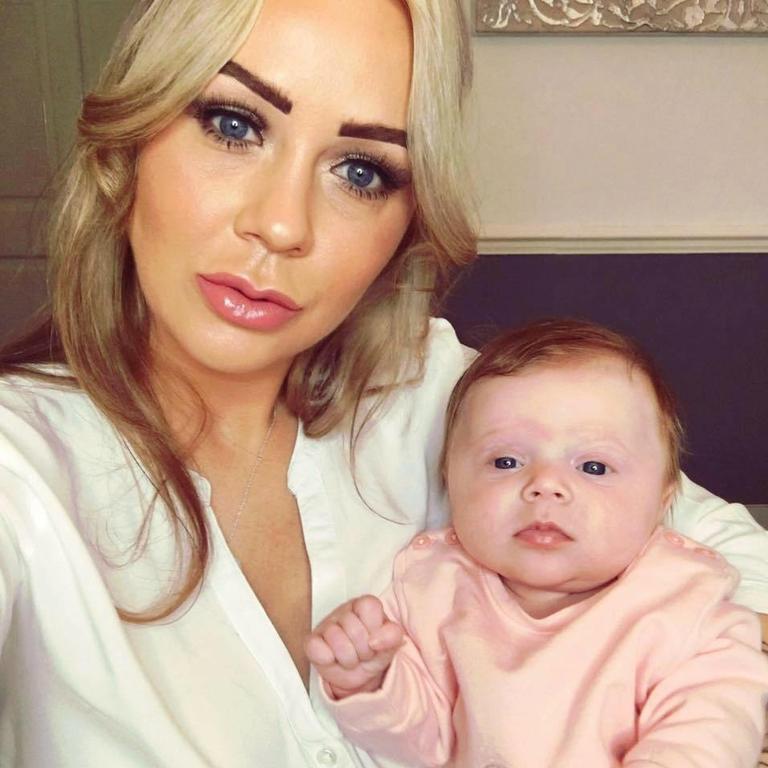 Baby Esme Brotherton with mum Heather Brotheron. Picture: Cavendish Press
