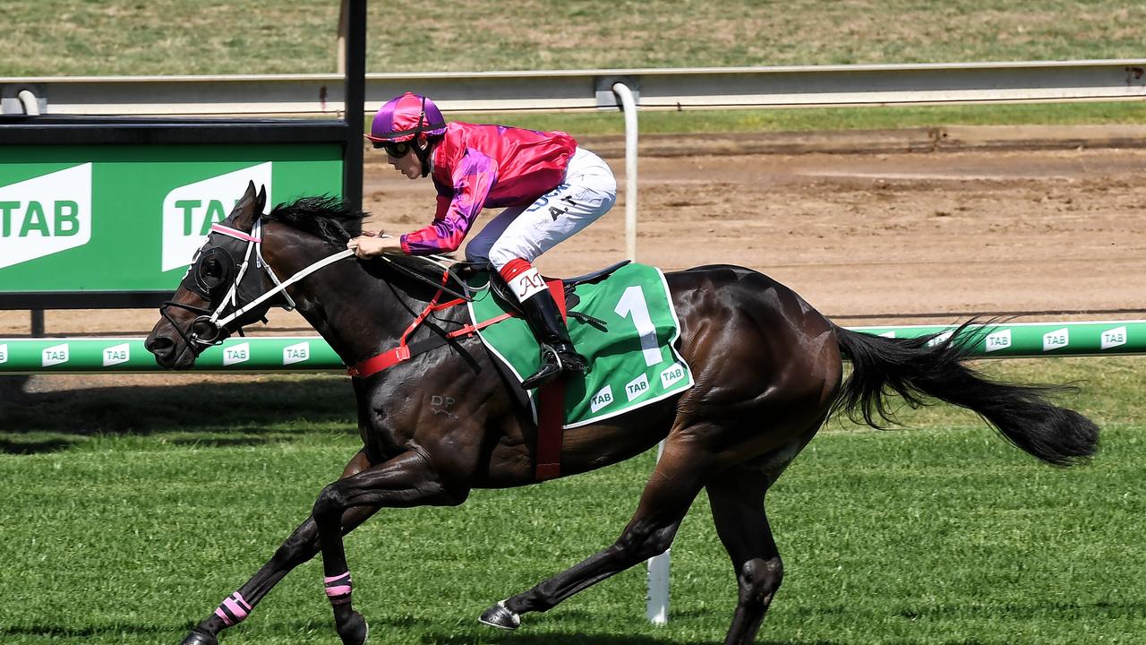 Devil's Temptation and apprentice Adin Thompson cruise to an easy win at Ipswich in October.