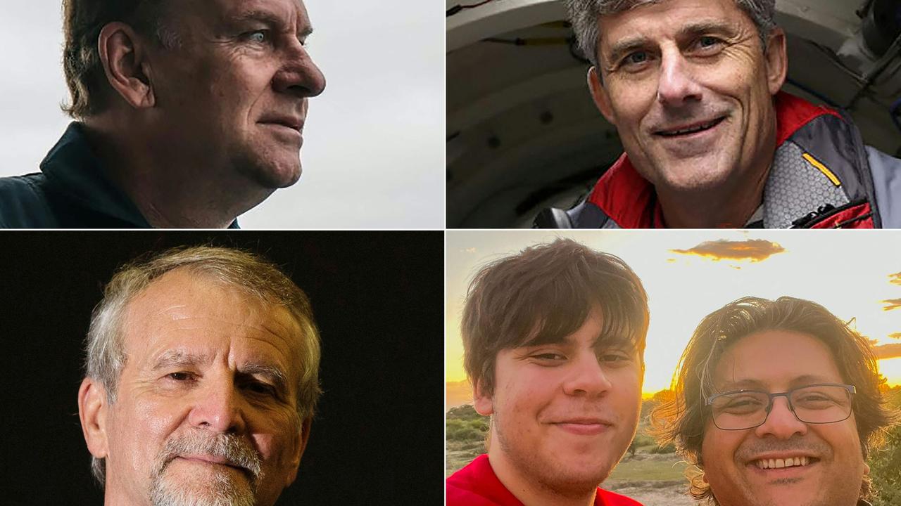 The victims: Hamish Harding, Stockton Rush, Paul-Henri Nargeolet and Suleman Dawood with his father Shahzada Dawood.