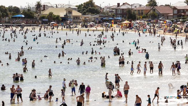 The man allegedly filmed the girl at the Williamstown beach shower block. Picture: Ian Currie