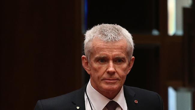 The future of One Nation Senator Malcolm Roberts is under a cloud after documents emerged showing he was once a British citizen. Picture Kym Smith