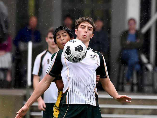 AIC first football game between Villanova College V St Patrick'sSaturday May 21, 2022. Picture, John Gass