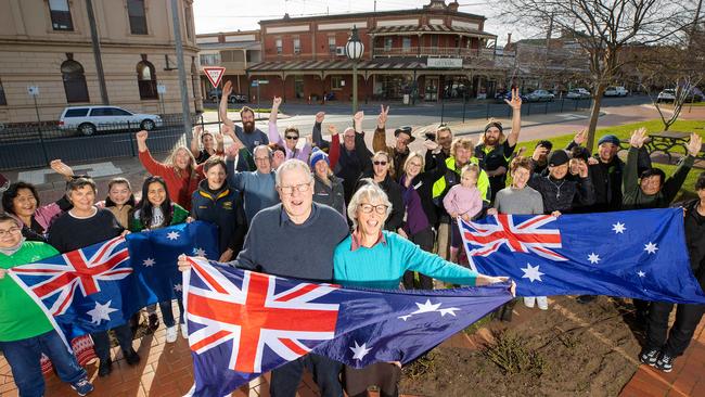 The Victorian country town and home of Olympic rower Lucy Stephan, Nhill, is getting behind her and her race to a gold medal. Picture: Mark Stewart