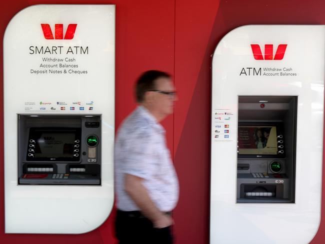 Westpac Bank signage is seen in Adelaide, Wednesday, December 11, 2019. (AAP Image/Kelly Barnes) NO ARCHIVING