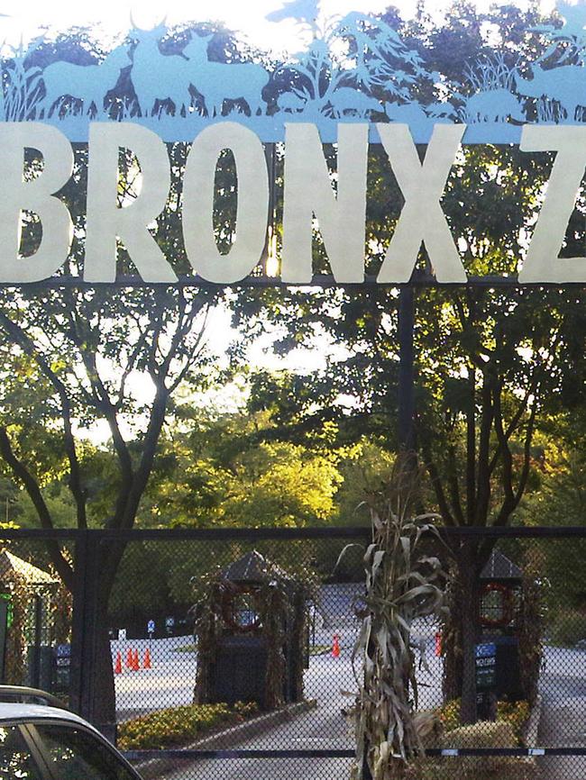 An entrance to the Bronx Zoo in New York. Picture: AP