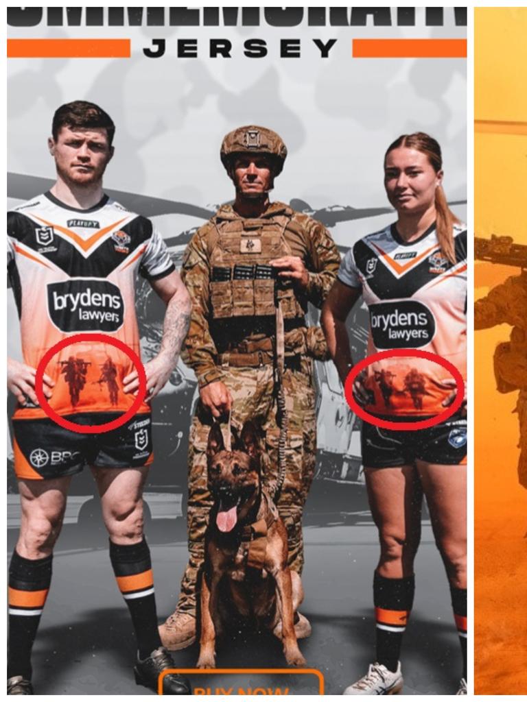 NRL 2023: Wests Tigers reveal redesigned ANZAC Round jersey after shambolic  blunder