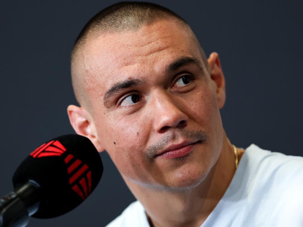 Tim Tszyu attempts to become a two-time world champion in October. Picture: Brendon Thorne/Getty Images