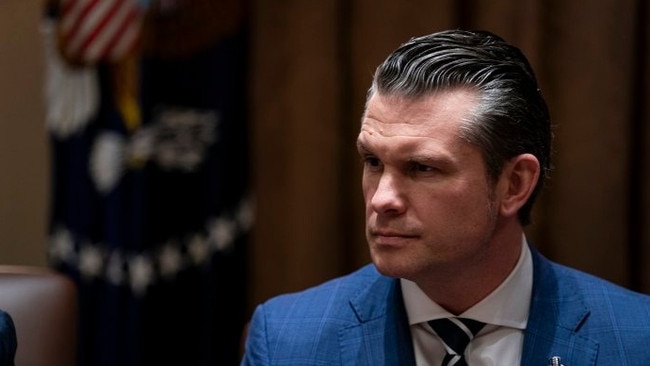 US Defence Secretary Pete Hegseth Picture: Al Drago/Press Pool