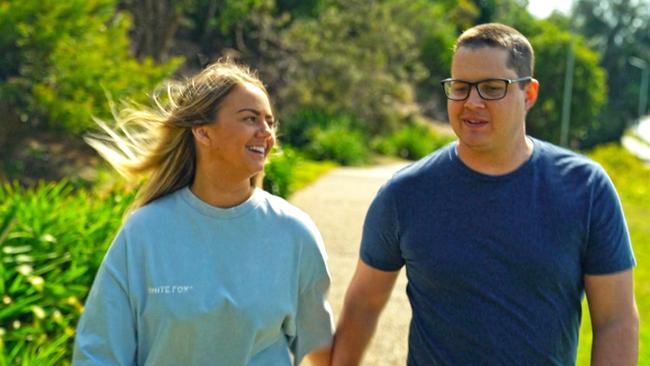 Johnny Ruffo with his long-time girlfriend Tahnee Sims. Picture: Supplied