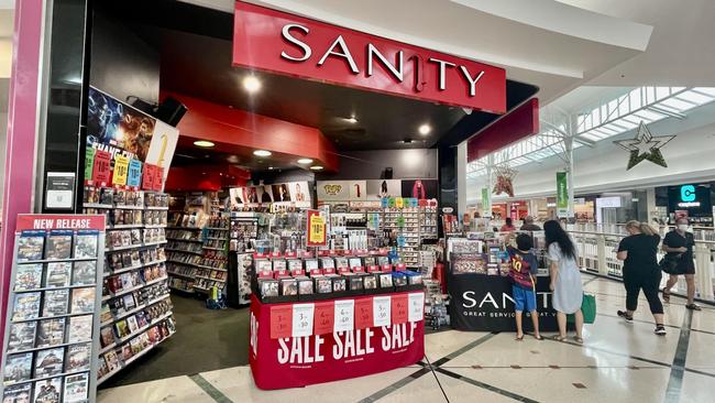 A closure of entertainment retailer Sanity will affect three Cairns retail outlets. Picture: Peter Carruthers