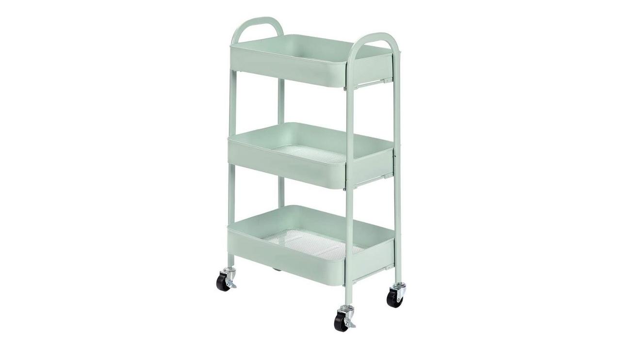 3 Tier Rolling Storage Cart. Image: Amazon Australia.