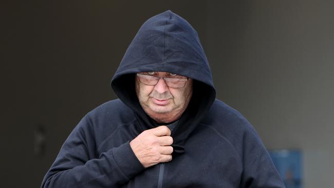 Brett Andrew Button pictured walking out of Cessnock police station after being granted bail. Picture: NCA NewsWire / Damian Shaw