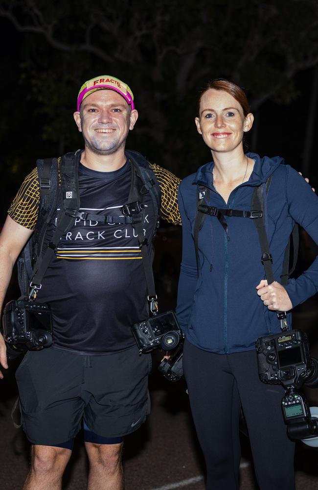 Patchy and Celina snaps as a record breaking number of runners took part in the 2025 edition of the annual NT City2Surf, Sunday, June 1. Picture: Pema Tamang Pakhrin