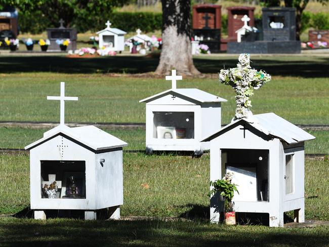 Headstones/cemetery feature,