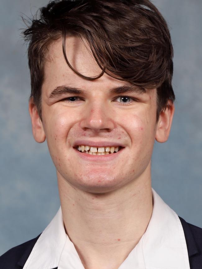 Beaconhills College is celebrating its two Dux students, as the top spot was taken out by Jasper McDowell with an ATAR of 99.85. Image: supplied.