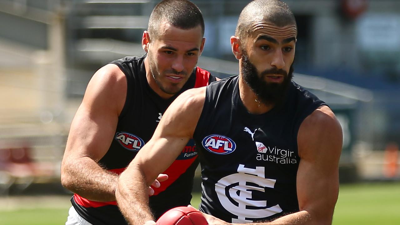 Adam Saad looks set for a top-three best-and-fairest finish at Carlton this year. Picture: Getty Images.