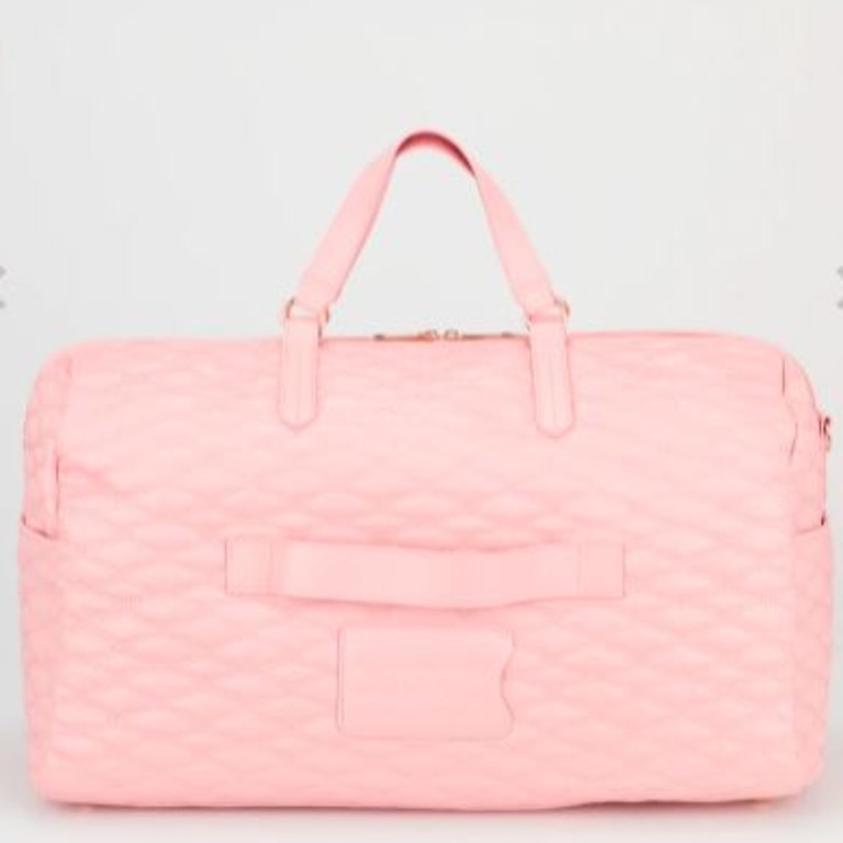 DKNY Allure Quilt Duffle Bag in pink, Strandbags.