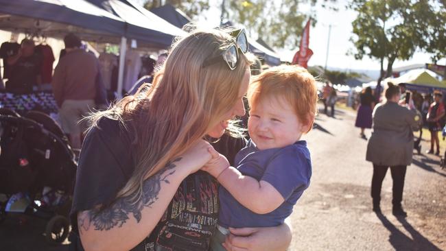 Tahlia and Kai Woodall at the Gatton Show on Saturday, July 22, 2023. Picture: Peta McEachern