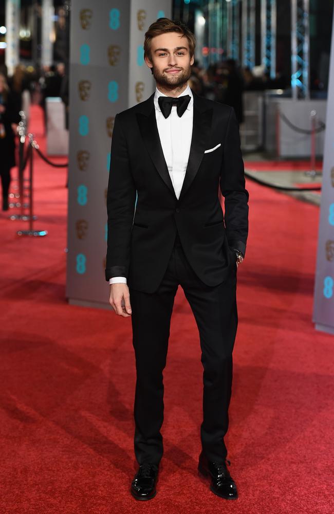 Douglas Booth attends the British Academy Film Awards at the Royal Opera House on February 14, 2016 in London. Picture: Getty