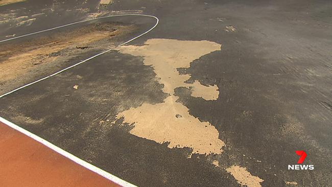 Less than two weeks after hosting its first major event, a $6 million O’Hallloran Hill BMX Sam Willoughby facility hailed as ‘world-class’ has been abandoned by riders, looking worse for wear. Picture: 7NEWS