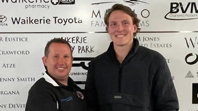 Waikerie's Jack Burgemeister (right). Picture: Waikerie Football Club