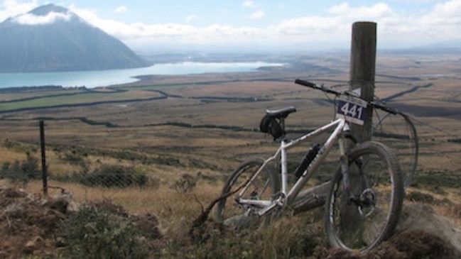 One of the highest points on the Ohau to Quailburn section. Picture: Flickr Mountain Bike Mt Cook, New Zealand