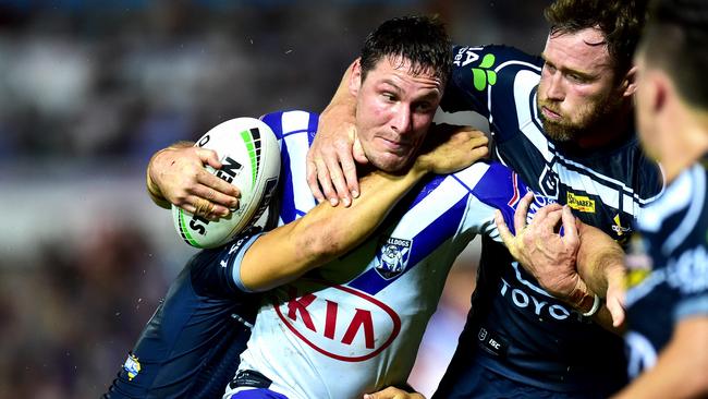 Josh Jackson . NRL; North Queensland Cowboys Vs Canterbury-Bankstown Bulldogs at 1300 Smiles Stadium. Picture: Alix Sweeney