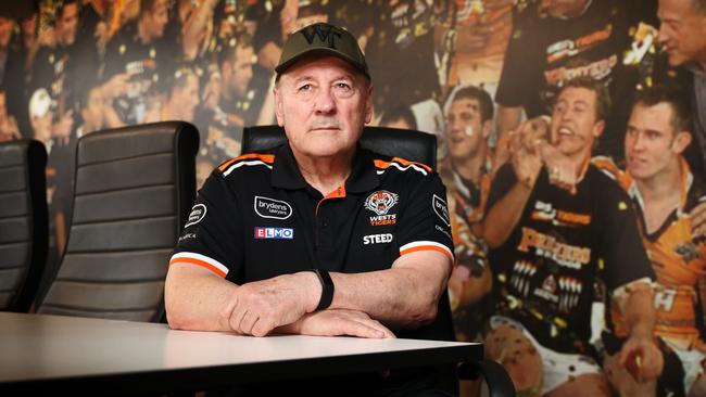 Tim Sheens is back at the Tigers as the head of football. Picture: Richard Dobson