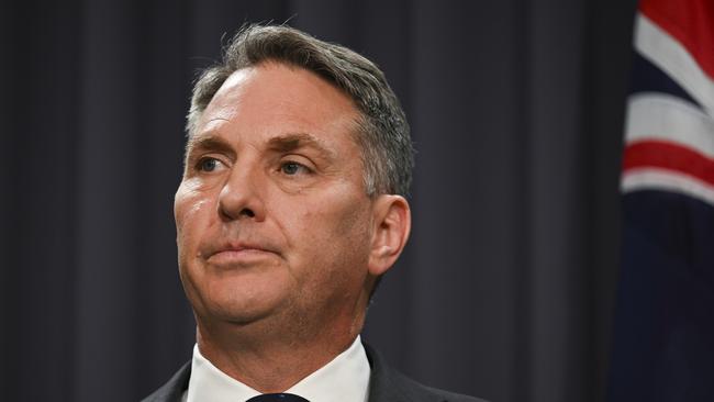 Defence Minister Richard Marles in Canberra on Monday. Picture: NCA NewsWire / Martin Ollman