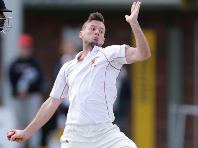 VTCA grand final at Willowbrook Reserve. Westmeadows v Glenroy. Glenroy's  A Greaney in action. Picture: Sarah Matray