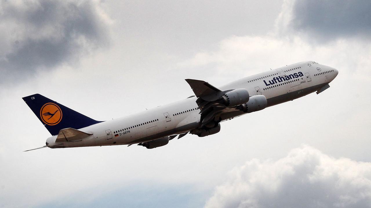 Lufthansa is one of the few airlines to still operate 747s. (Photo by Daniel ROLAND / AFP)