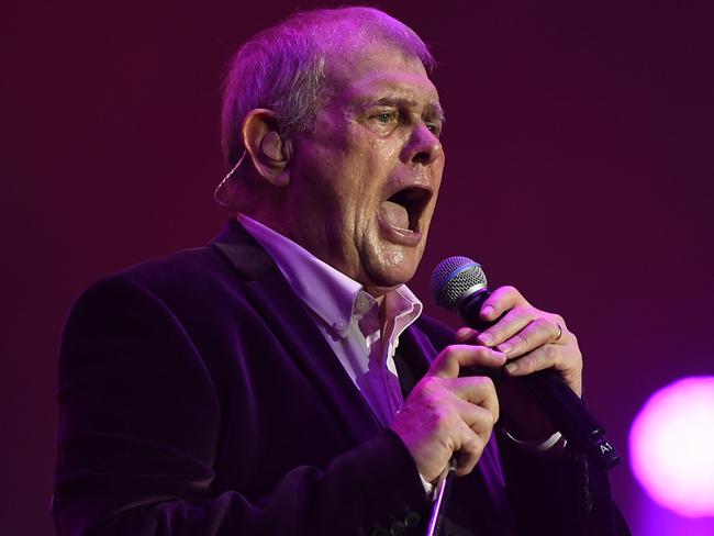 John Farnham is recovering in ICU. Picture: Joel Carrett/AAP