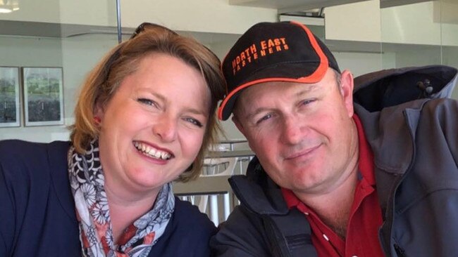 Mandi and Paul McDonald – victims of a 2019 deer attack in Moyhu.