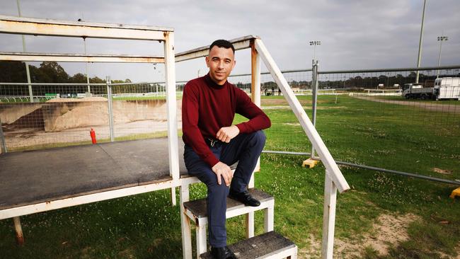 The Daily Telegraph 30.10.2024 Jockey Joao Moreira pictured. Canterbury trackwork with the four internationals here for the Golden Eagle - Ascoli Piceno, Corazon Beat, Lake Forest and Lazzat. Picture: Rohan Kelly.