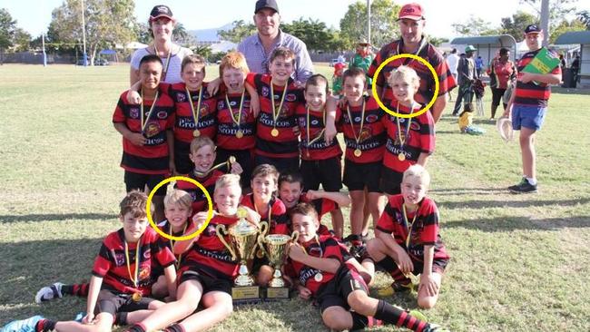 Jackson and Ethan Tallis played in the team which one a competition named after their father — The Gorden Tallis Cup.