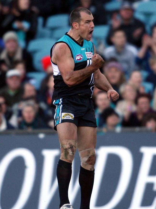 Tredrea is the Power’s only premiership captain.