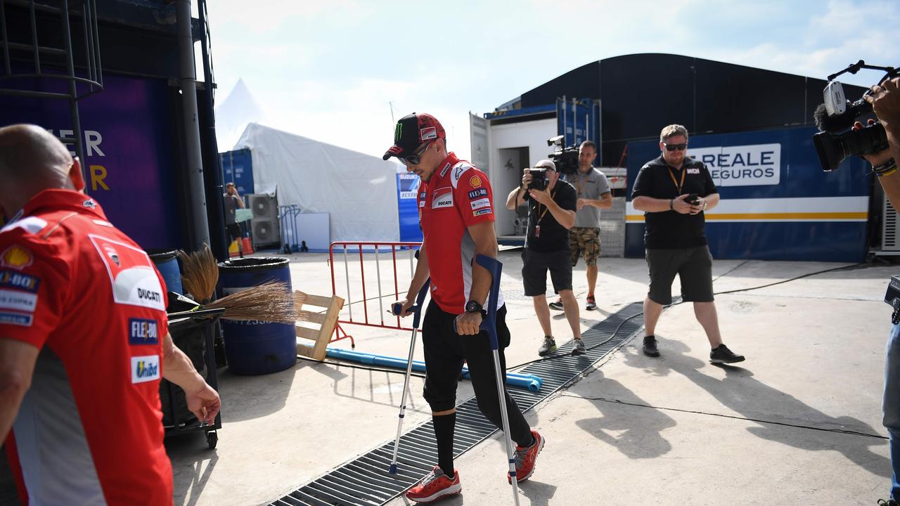 Jorge Lorenzo has returned to Spain but is expected to be fit for the Malaysian GP.