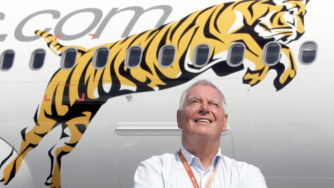 Tiger Airways first flight from Melbourne to the Gold Coast. At the time airport chief Paul Donovan with the eye of the tiger.