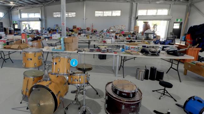 A picture of the Hervey Range Rd Tip Shop, closed indefinitely, which is shown in the Townsville City Council's virtual tour of the site.