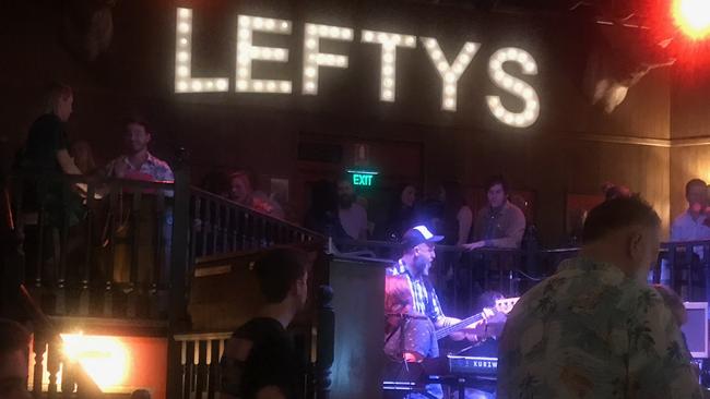 Lefty's Music Hall in full swing on Thursday night. Photo: Glen Norris