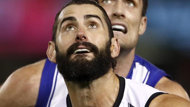 Ruckman Brodie Grundy is Collingwood’s best tackler in 2021. Picture: AFL Photos/Getty Images