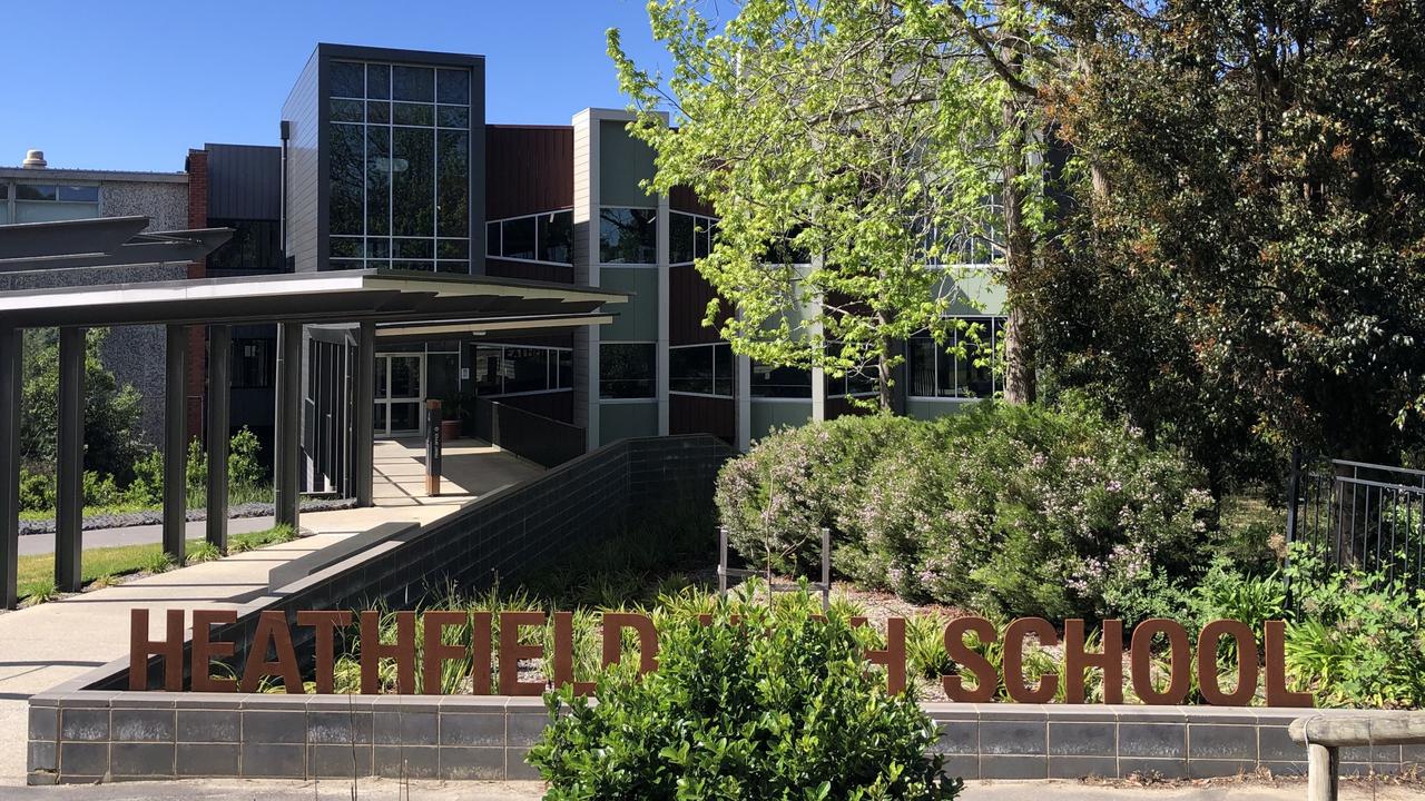 Heathfield High School sent a warning after students were caught climbing buildings late at night on Sunday. Picture: Shashi Baltutis