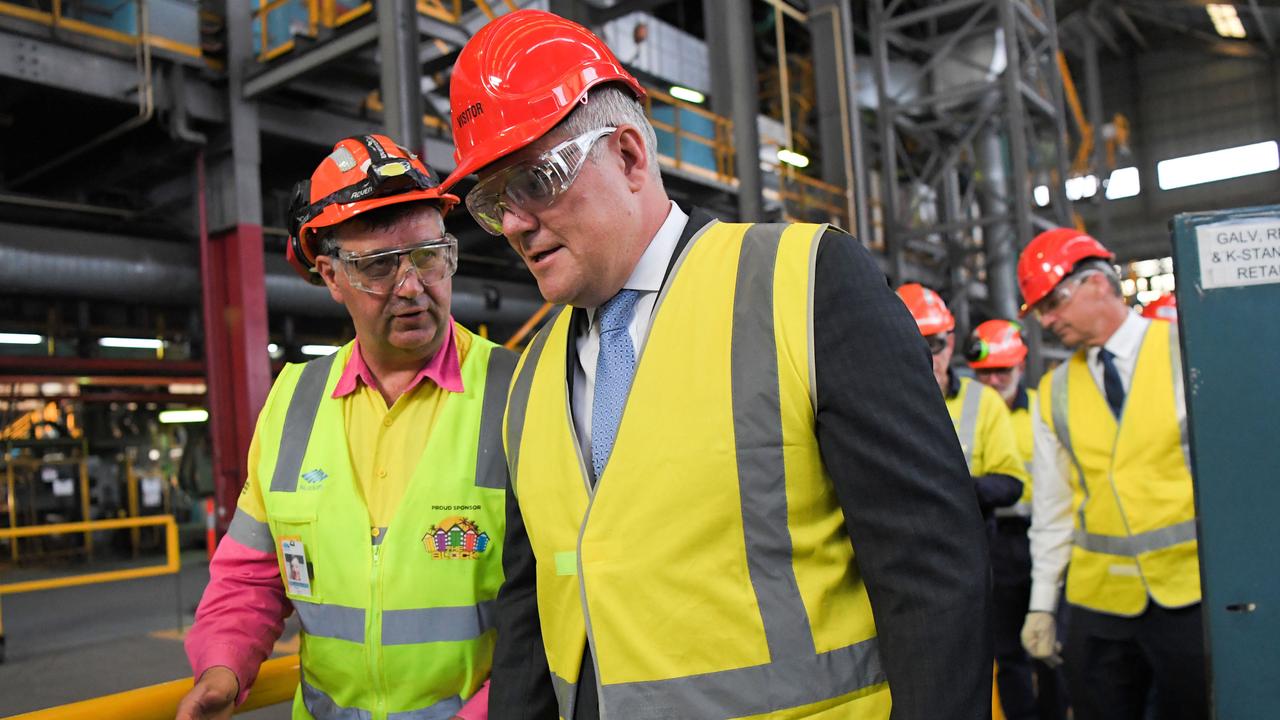 Prime Minister Scott Morrison has announced potential investment in gas. Picture: NCA NewsWire/Simon Bullard.