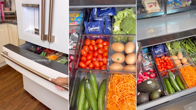 This fridge is not real life. Photo: Instagram