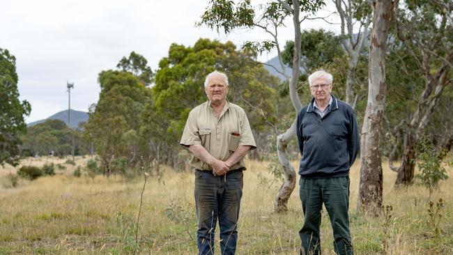 Simon Armytage and Peter Flinn have spoken out against the CFA. Picture: Zoe Phillips