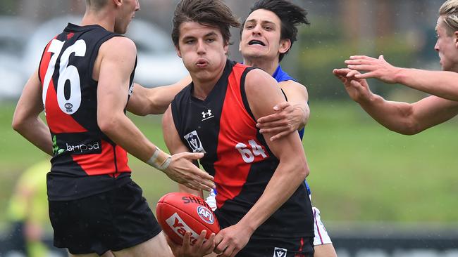 Wade Derksen in action for Essendon VFL. Picture: Josie Hayden