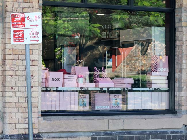 The book in question was seen in the shop’s window available to buy on Thursday. Picture: Tertius Pickad/news.com.au